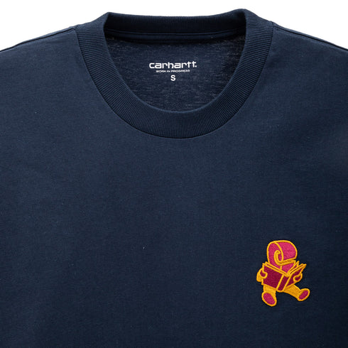Carhartt WIP S/S Reading Club T-Shirt Blue I032386 Degli Uberti